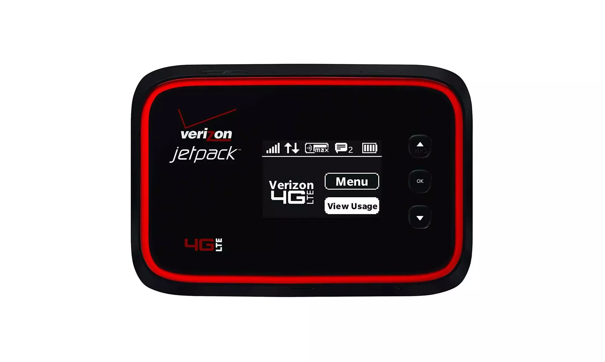 Verizon Wireless Jetpack Pantech MHS291L 4G LTE Mobile Hotspot - Black - Primary Image