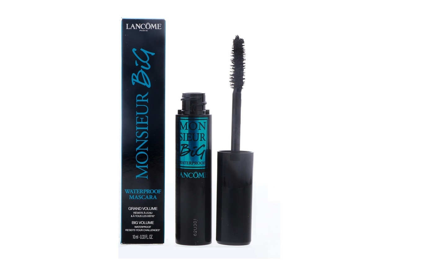 Lancome Paris Monsieur Big Mascara Waterproof Black Full Size 0.33 oz