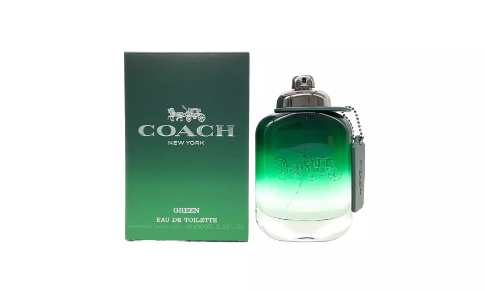 Coach New York Green Eau De Toilette 3.3 oz/ 100 ml Spray For Men - Primary Image