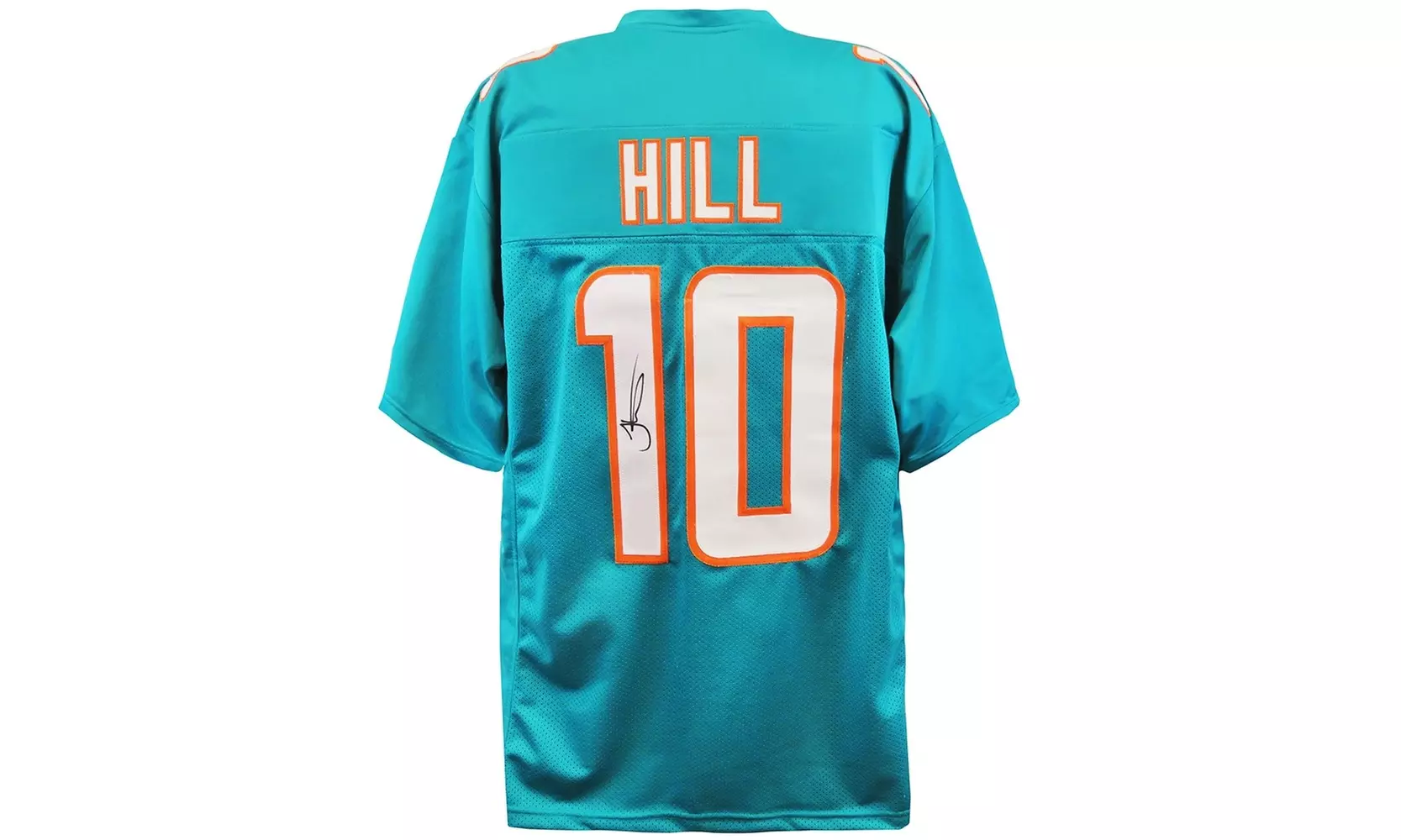 Tyreek Hill Signed Teal Custom Football Jersey - Primary Image