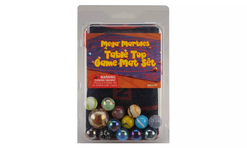 Table Top Marble Game Mat Set - Primary Image