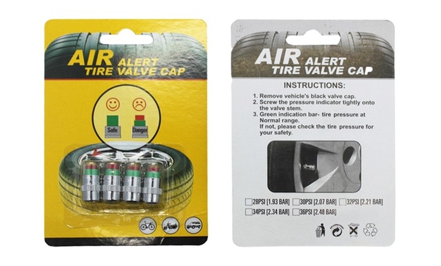 Air Alert Tire Valve Cap 2.4 Bar | Groupon