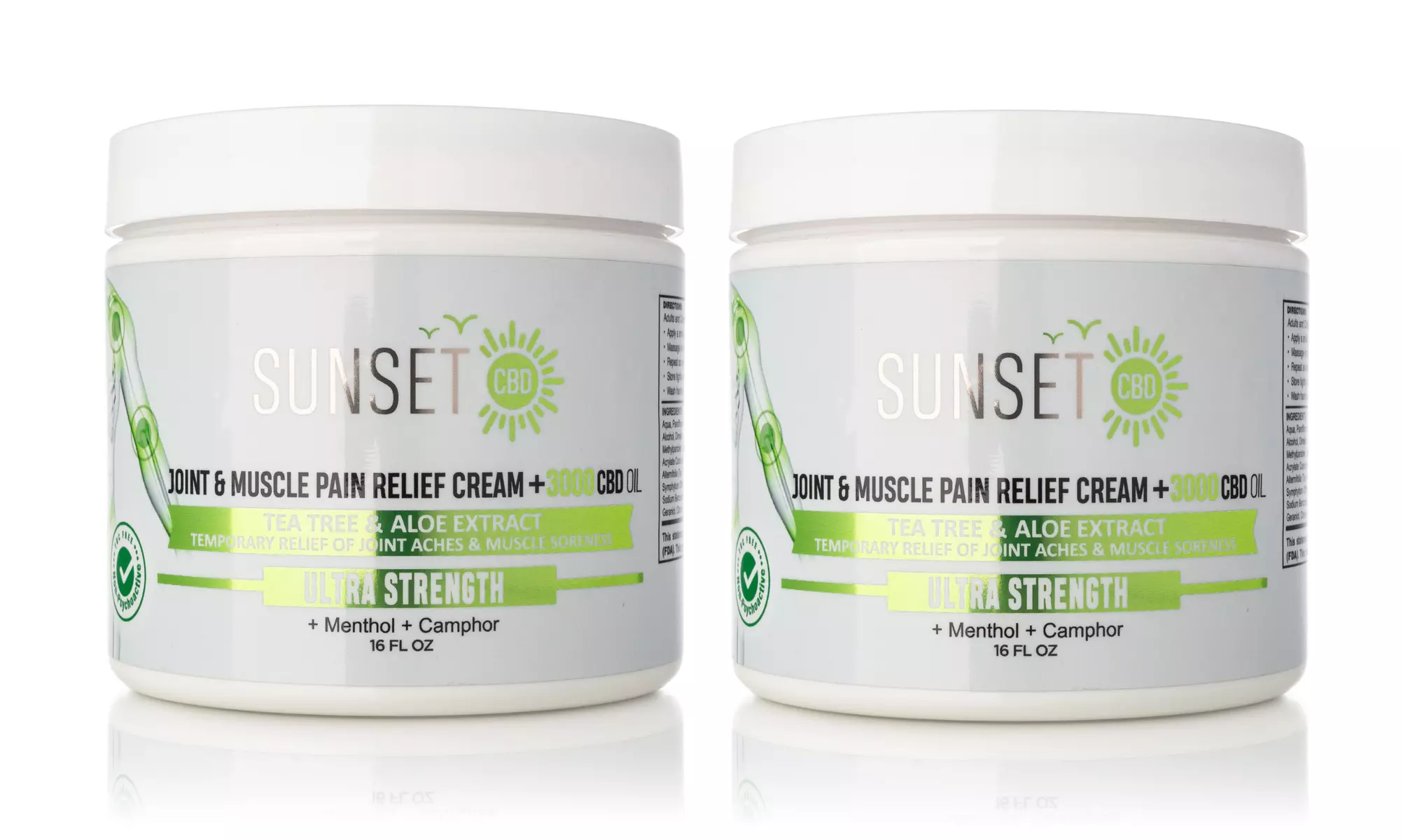 BUNDLE Pain Relief from Sunset CBD 1 pack / 2 pack  Options