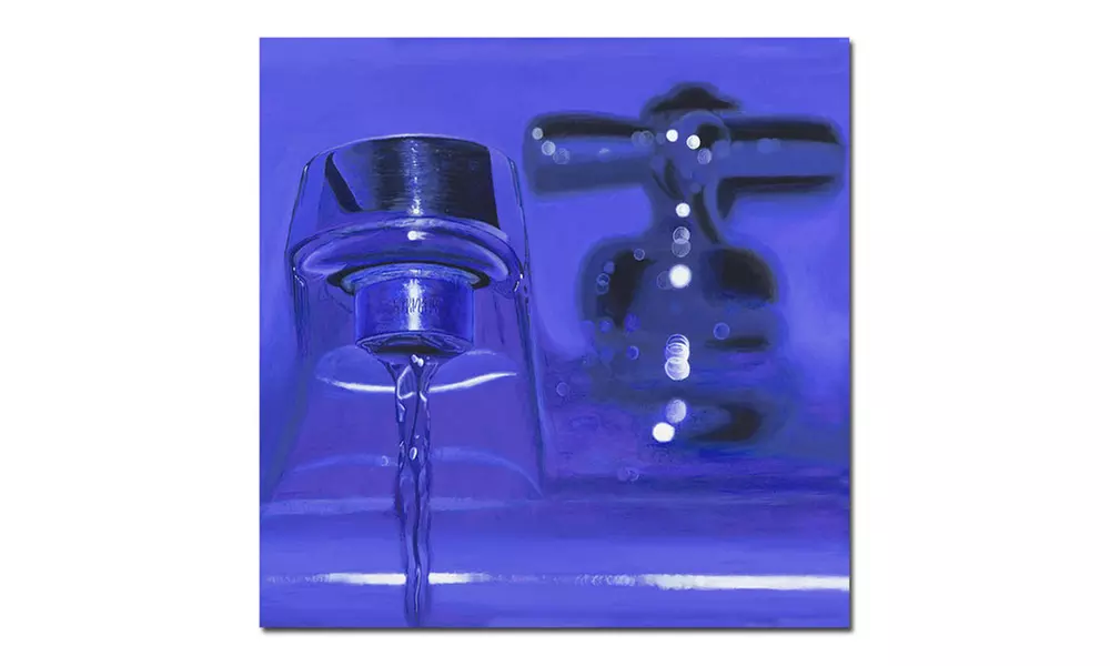 Roderick Stevens 'Flash Faucet' Canvas Art - Primary Image