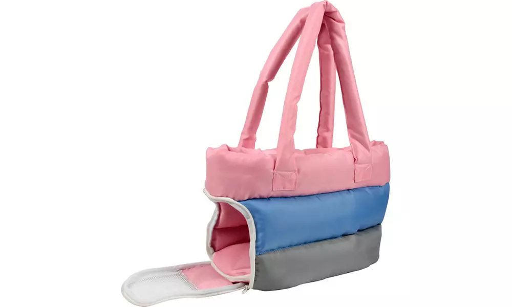 Bubble-Poly Tri-Colored insulated Pet Carrier - Primary Image