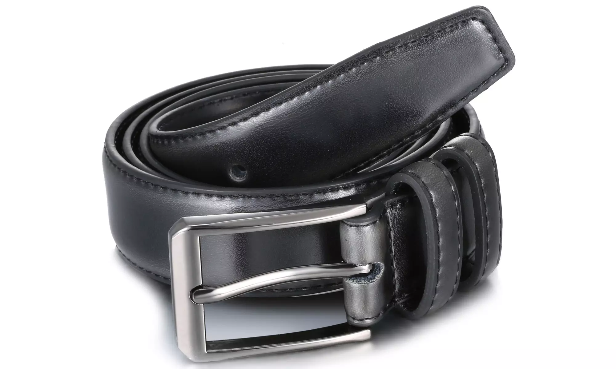 Gallery Seven Men Genuine Leather Casual Dress Belt - Enclosed in a Gift Box