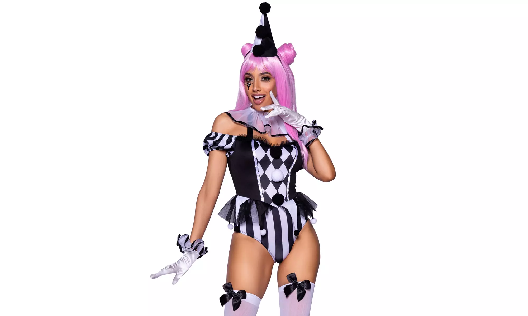Leg Avenue Captivating Circus Clown Costume - Primary Image