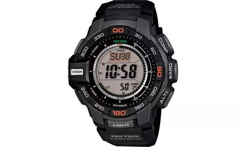 Casio Pro Trek Solar Compass Triple Sensor Mens Watch PRG-270-1CR - Primary Image