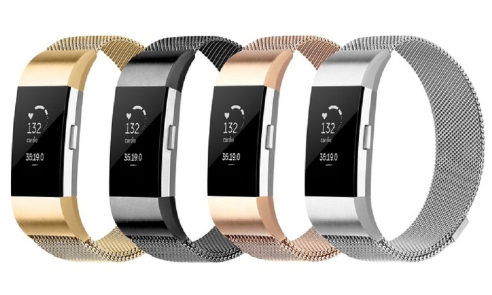 Waloo Milanese Loop Band for Fitbit Charger 2