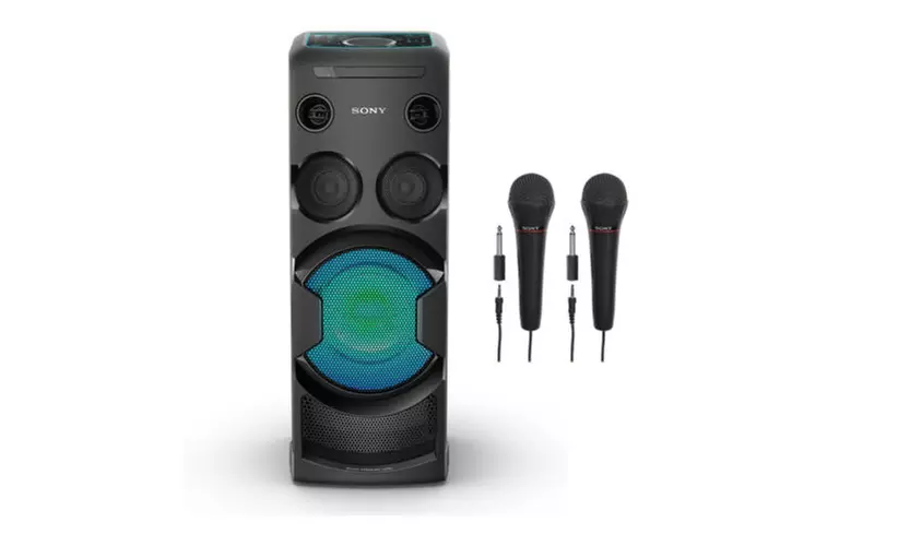 Sony MHC-V50 High-Power Home Audio System with Two Mic Bundle - Primary Image