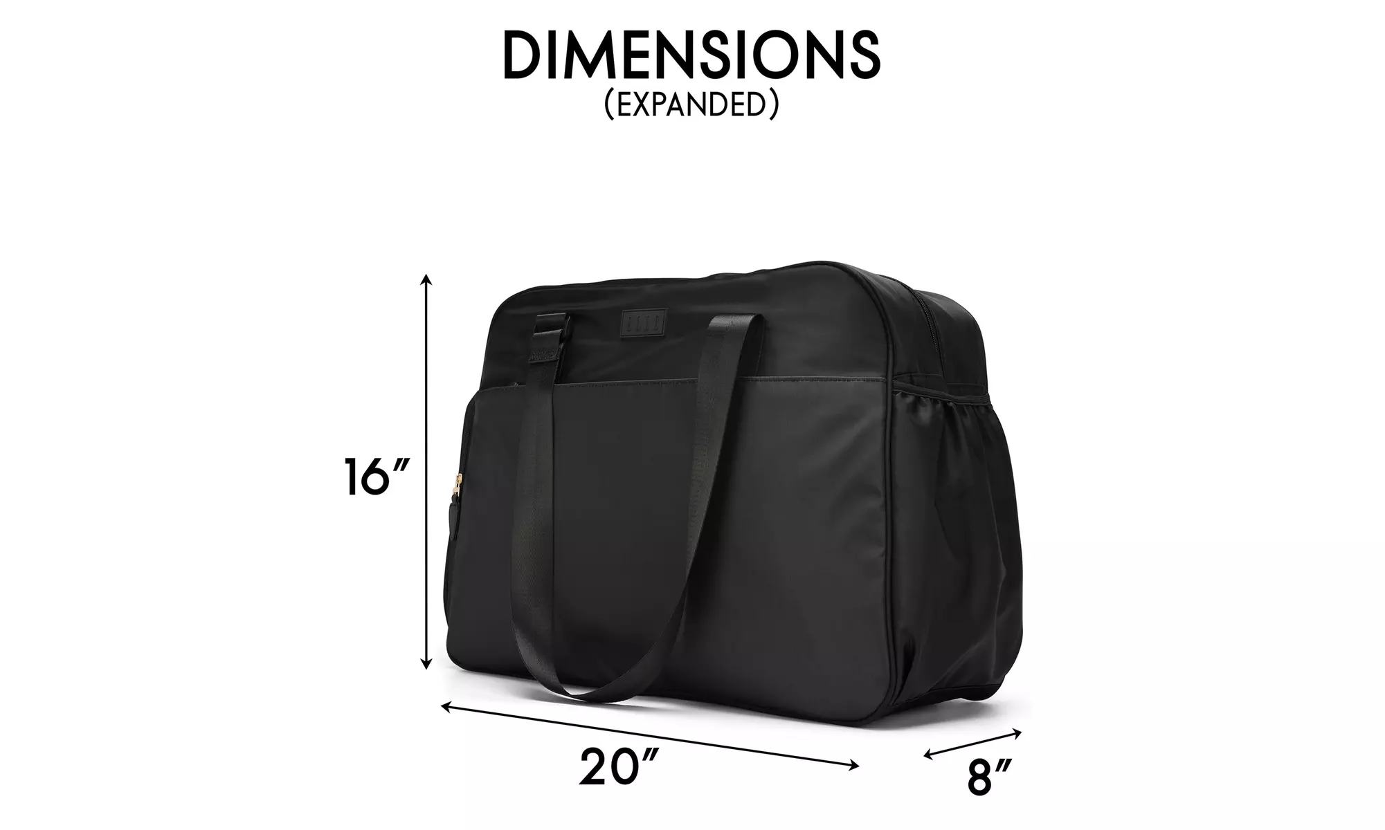 ELLE Wayfarer 40L Monogram Weekender Duffel Bag