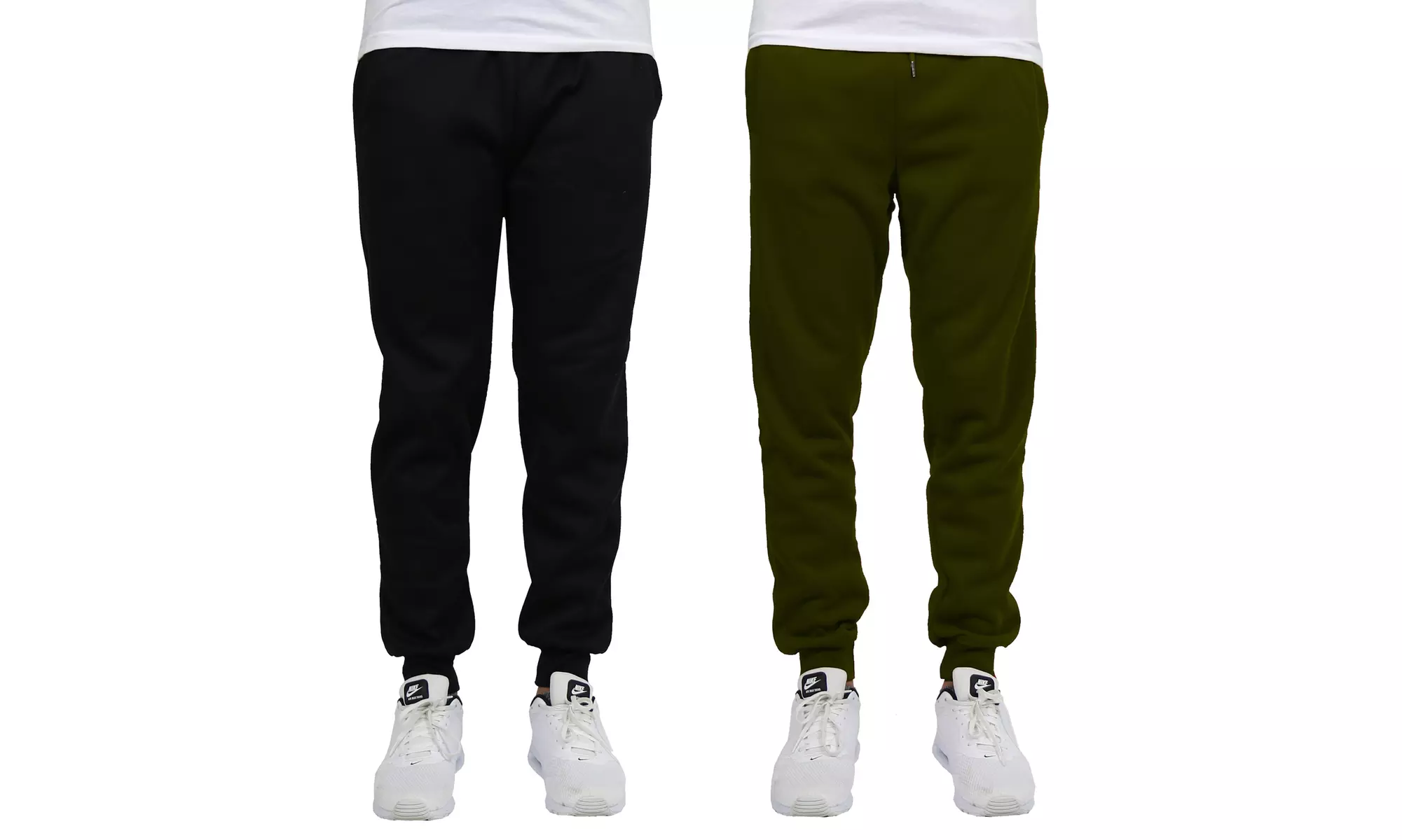 2-Pack Galaxy By Harvic Men's Fleece-Lined Jogger Sweatpants (S-2XL)