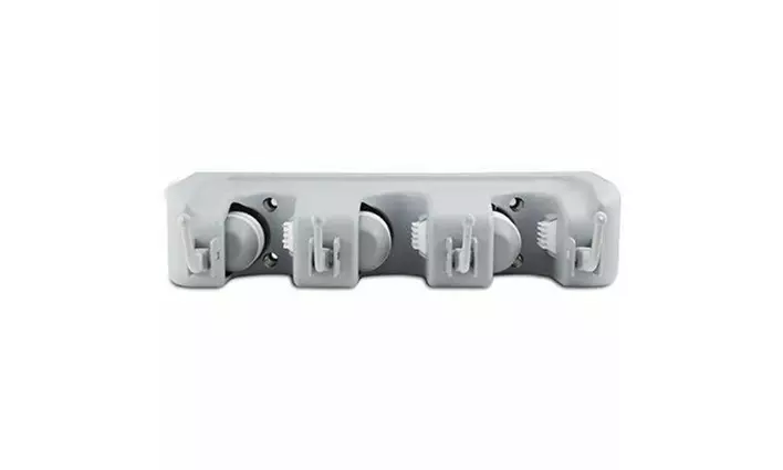 Wall Mounted Non Slide Broom Mop Holder Home Kitchen Storage Bathroom Hanger