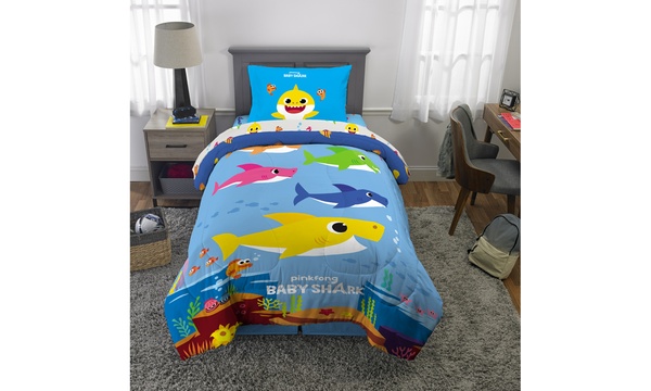 Baby shark sales twin comforter set