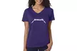 New Way 925 - Women's V-Neck T-Shirt Metallica Metal Rock Band Logo - Second Medium