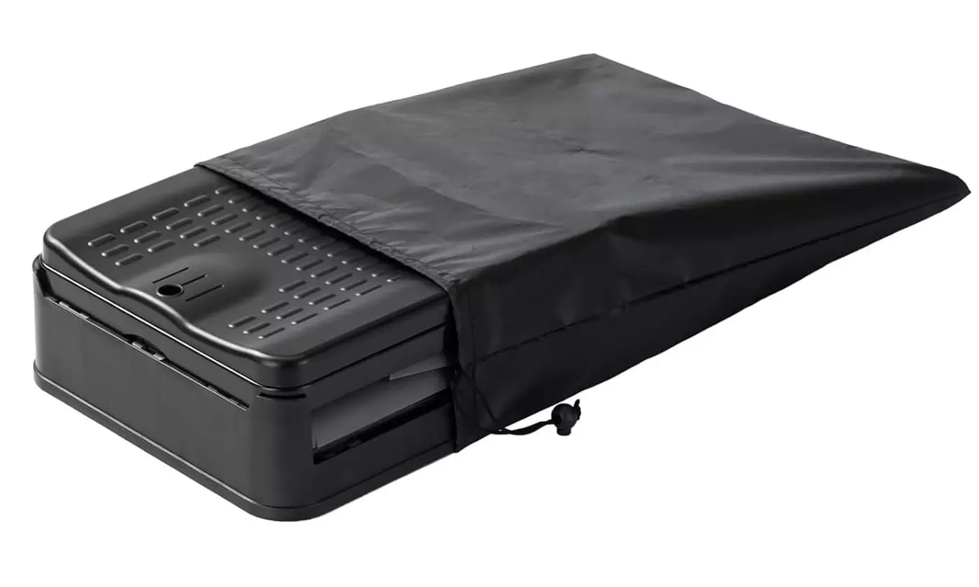 LakeForest Portable Foldable Camping Toilet with Lid for Travel and Outdoors