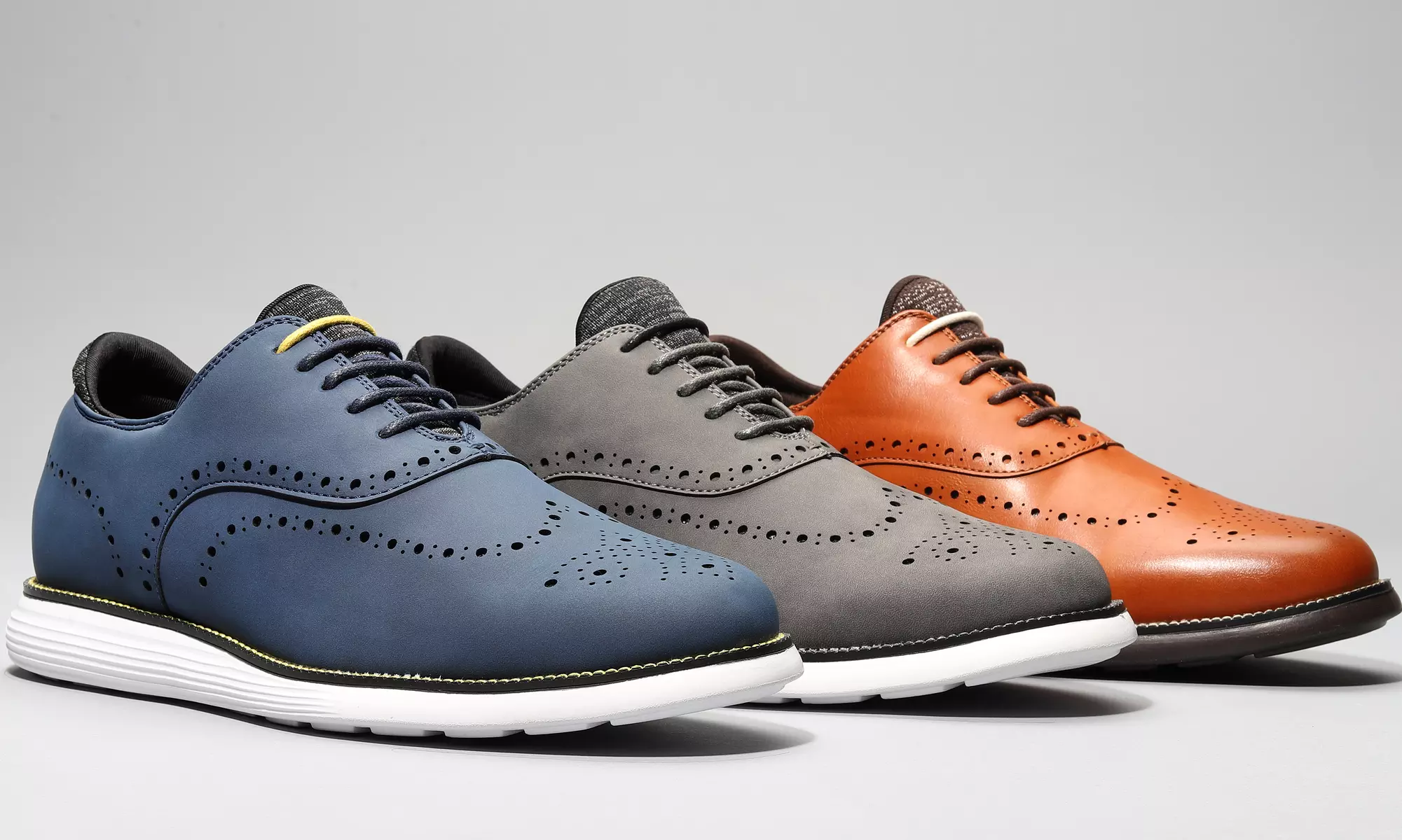 Men's Casual Wingtip Oxfords - Primary Image