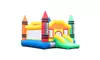 Inflatable Crayon Bounce House Castle Jumper Moonwalk Bouncer