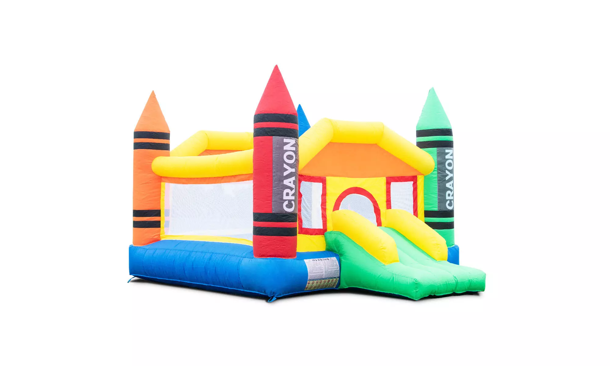 Inflatable Crayon Bounce House Castle Jumper Moonwalk Bouncer - Primary Image