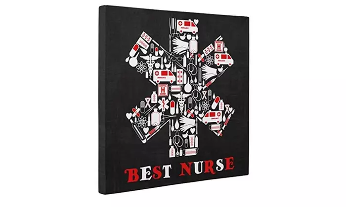 Nurse's Week - Nurse Appreciation Gift - Best Nurse Canvas - Primary Image
