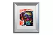 Dean Russo 'Dox' Matted Silver Framed Art - Second Medium
