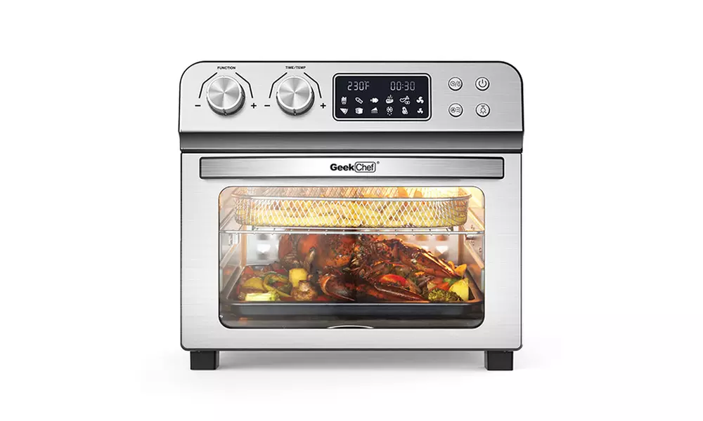  24QT Large Household Air Fryer Oven  with Single Glass Door - Primary Image