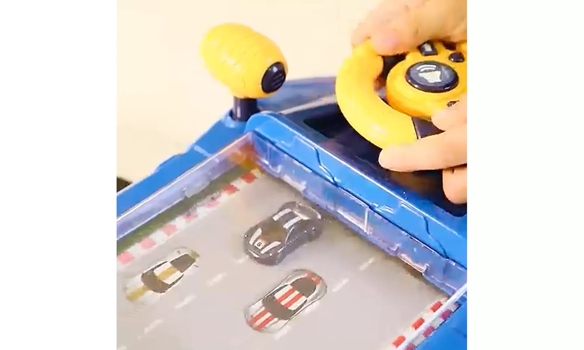 Zummy Electric Simulation Steering Wheel Toy Portable Car Adventure Games