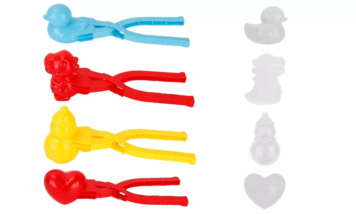 iMounTEK 4-Piece Snowball Maker Set  Winter Toy with Mold Tools  - Primary Image