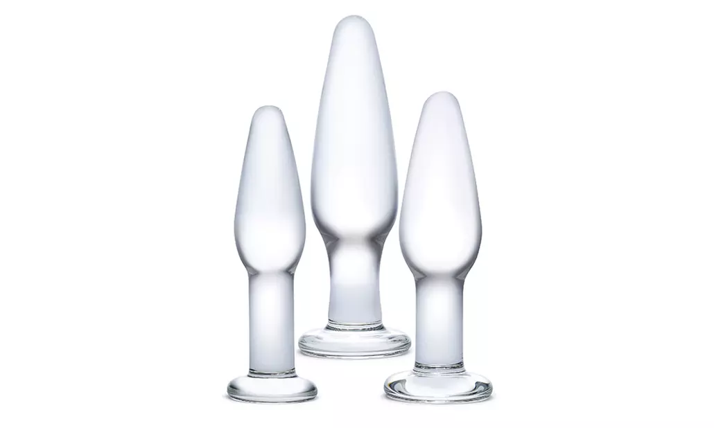 Glas 3 pc Glass Anal Training Kit - Primary Image