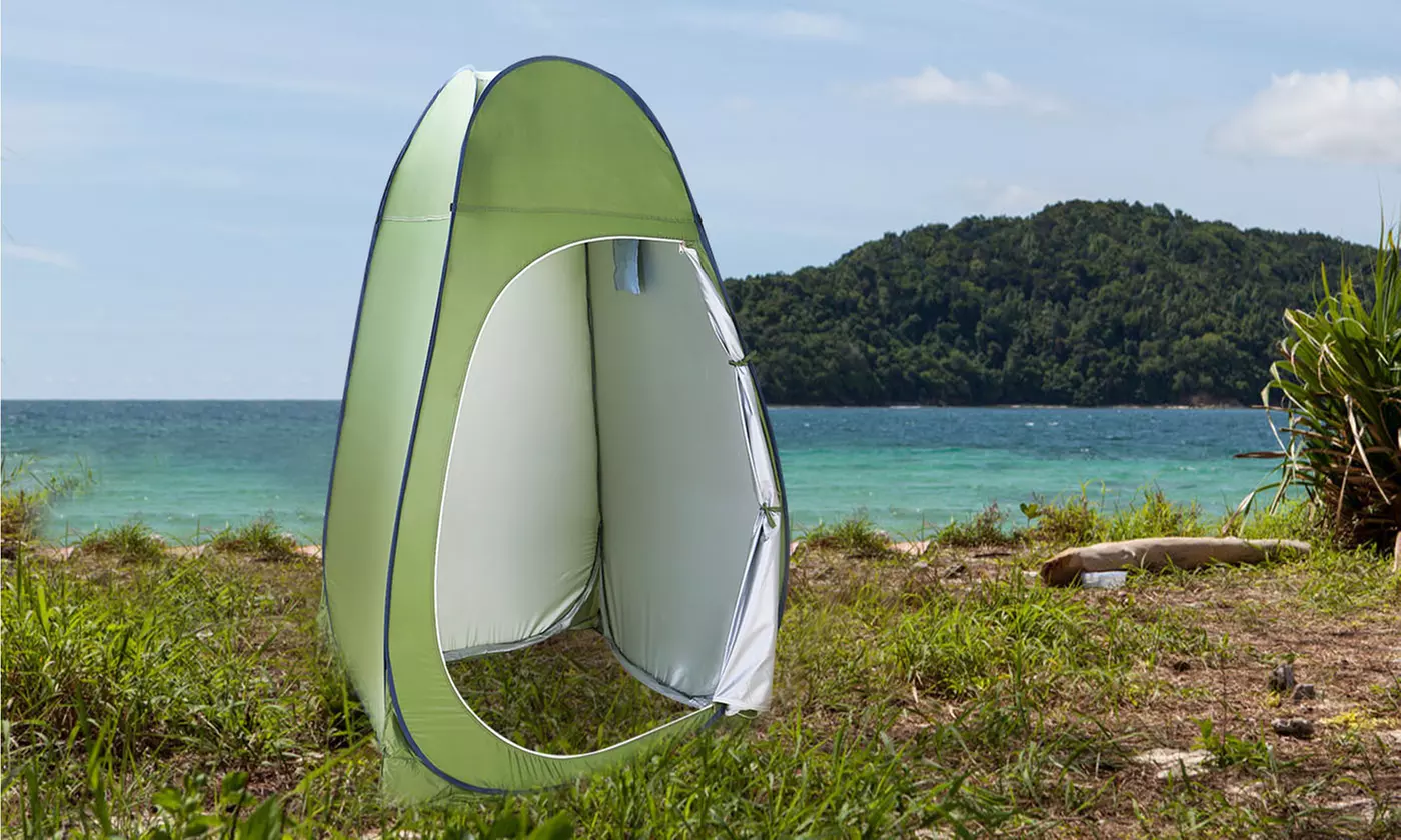 iMounTEK Instant Pop-Up Privacy Tent Outdoor Changing Room Portable Shower Stall - Primary Image