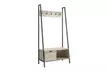 Offex 72" Angled Side Metal and Wood Hall Tree - Second Medium