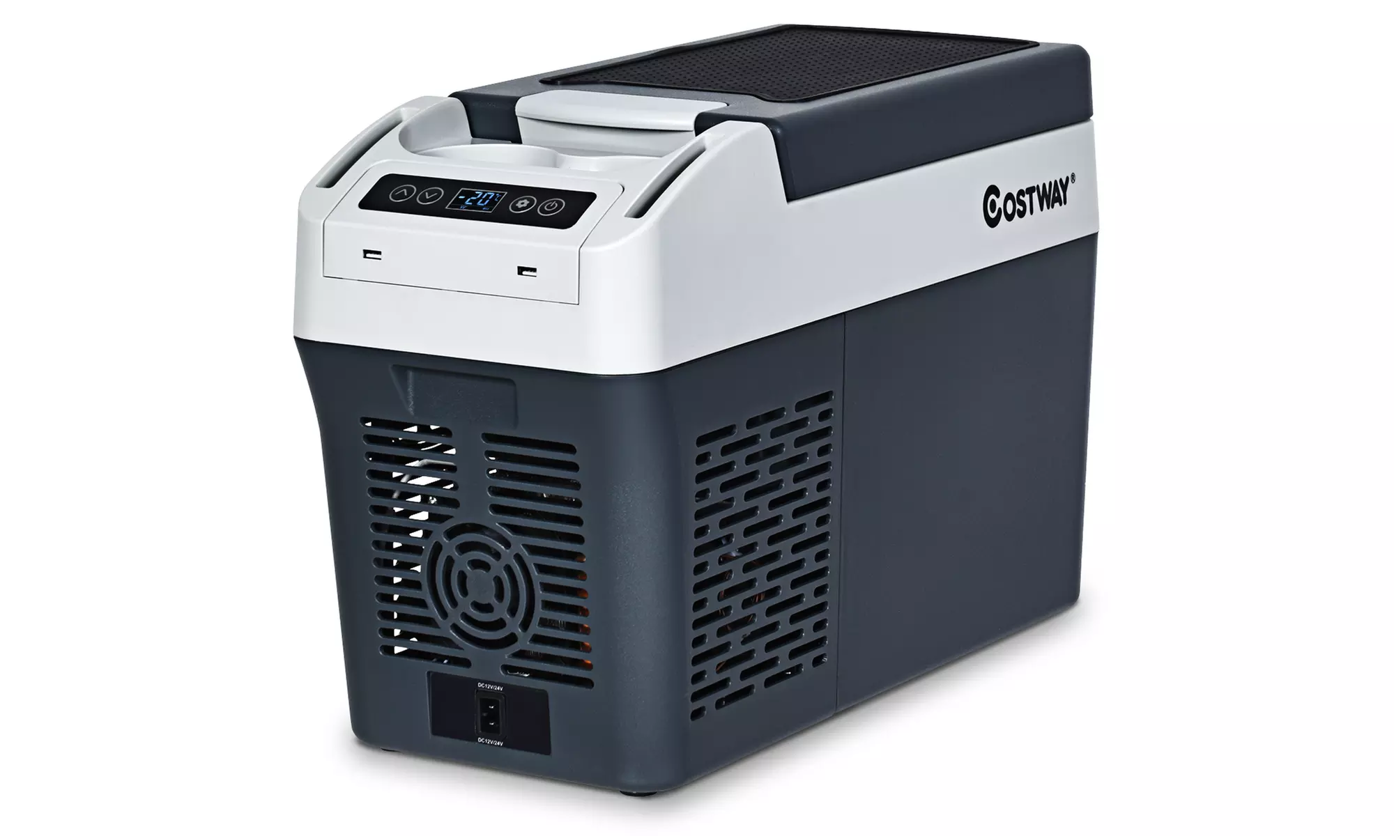 Costway 13 Quart Portable Electric Car Cooler Refrigerator Compressor Freezer - Primary Image