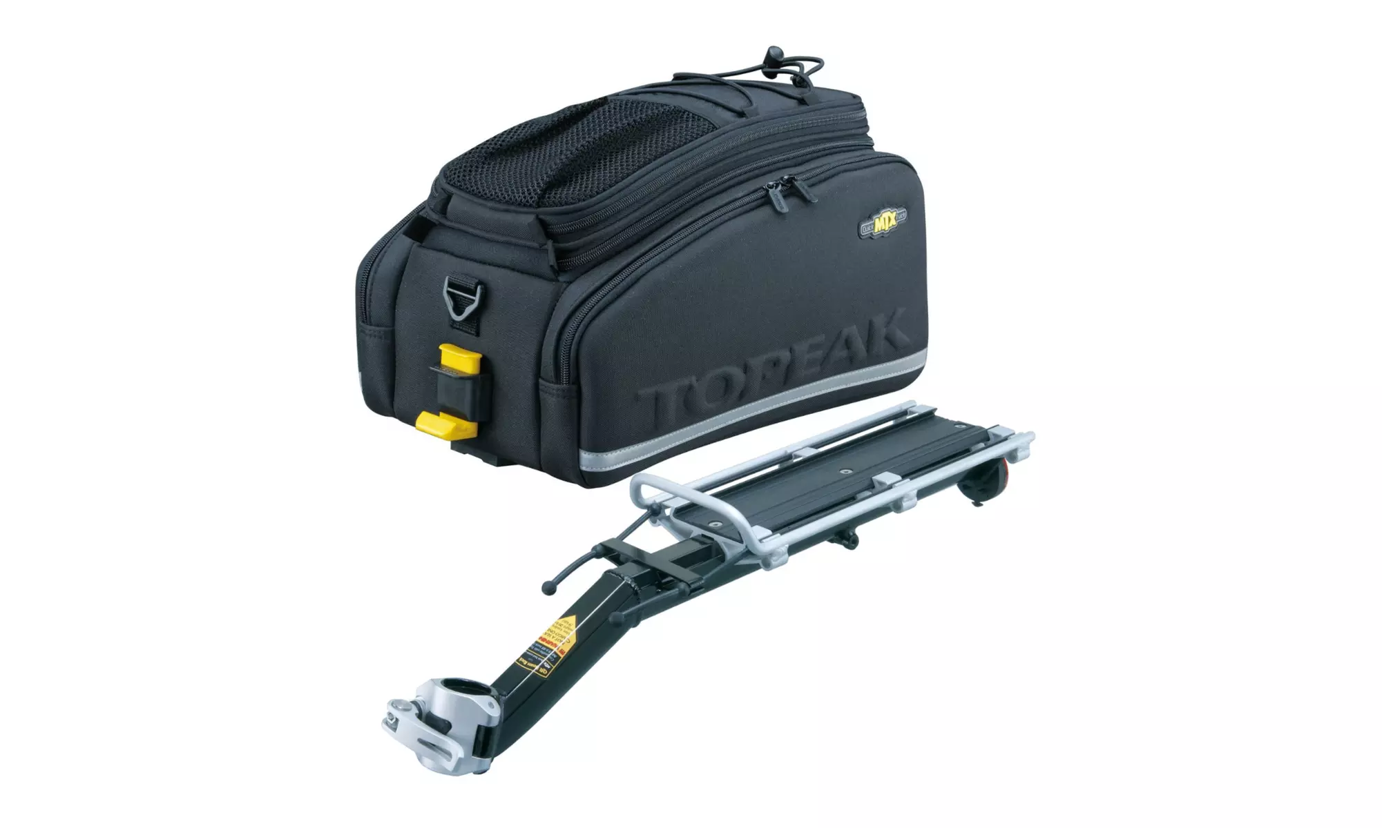 Topeak QR Beam Rack MTX Bicycle Rack (A-Type) and MTX Bike Trunk Bag DX Kit - Primary Image