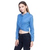 Image 2: Twist front chambray shirt