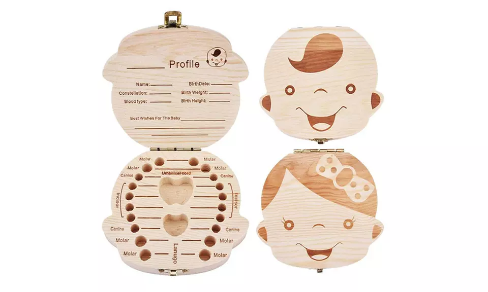 Keepsake Box For Baby Teeth - Primary Image