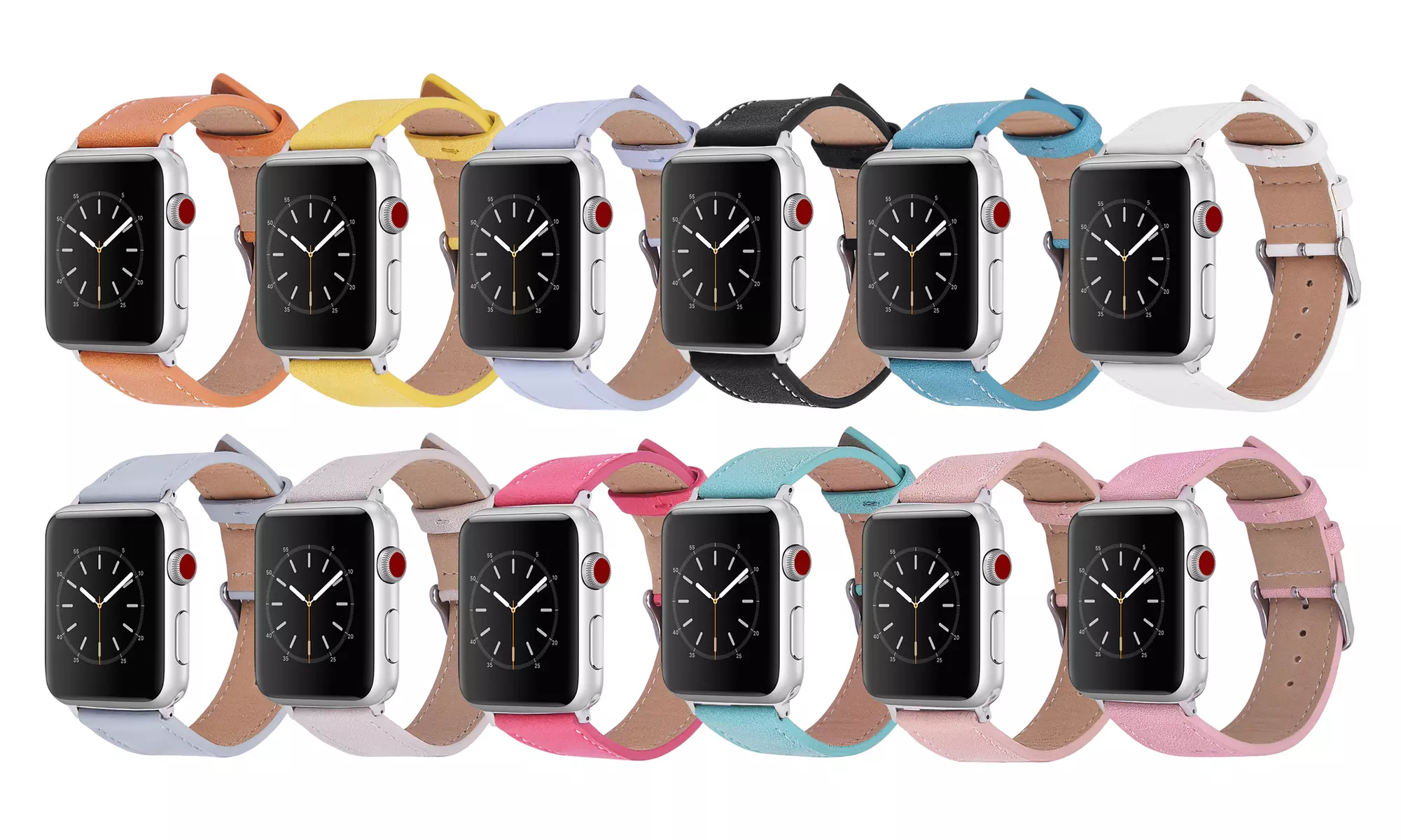 Vegan Leather Bands for Apple Watch All Series  - Primary Image