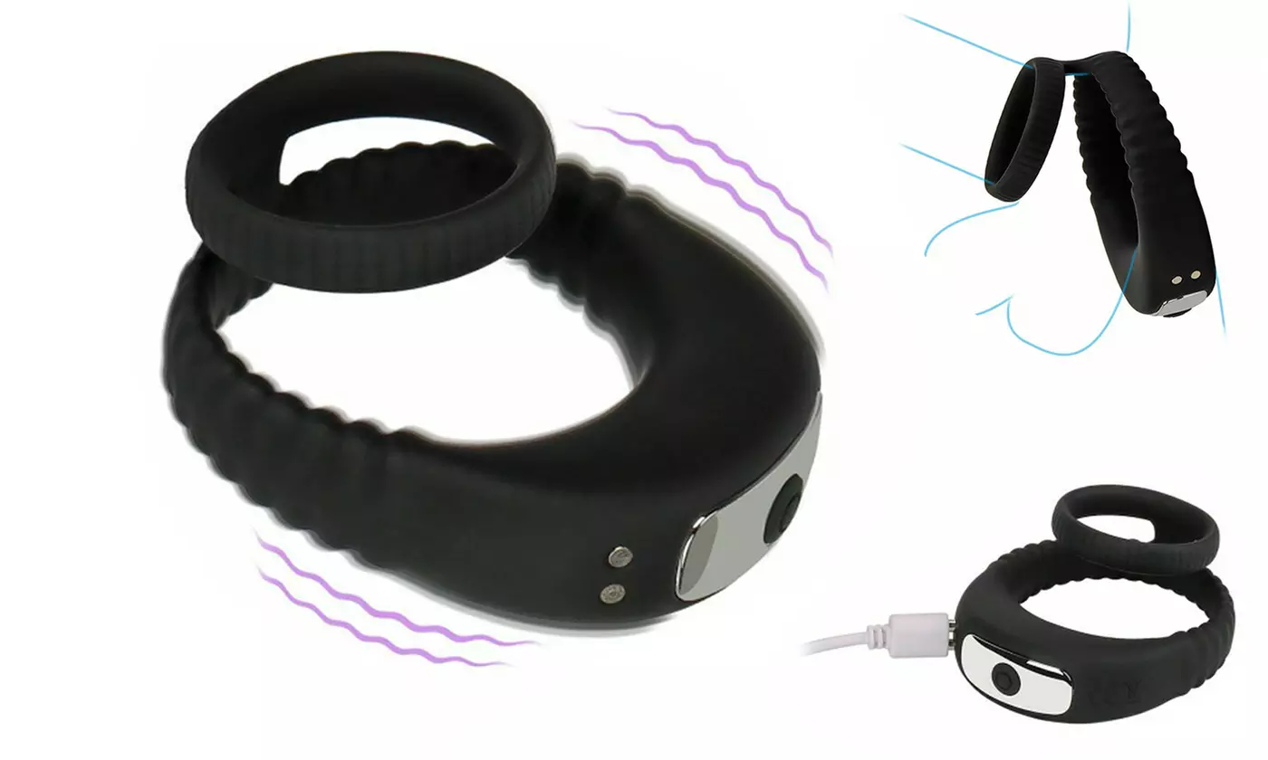 C Ring Penis Vibrator Silicone Vibrating Rechargeable - Primary Image