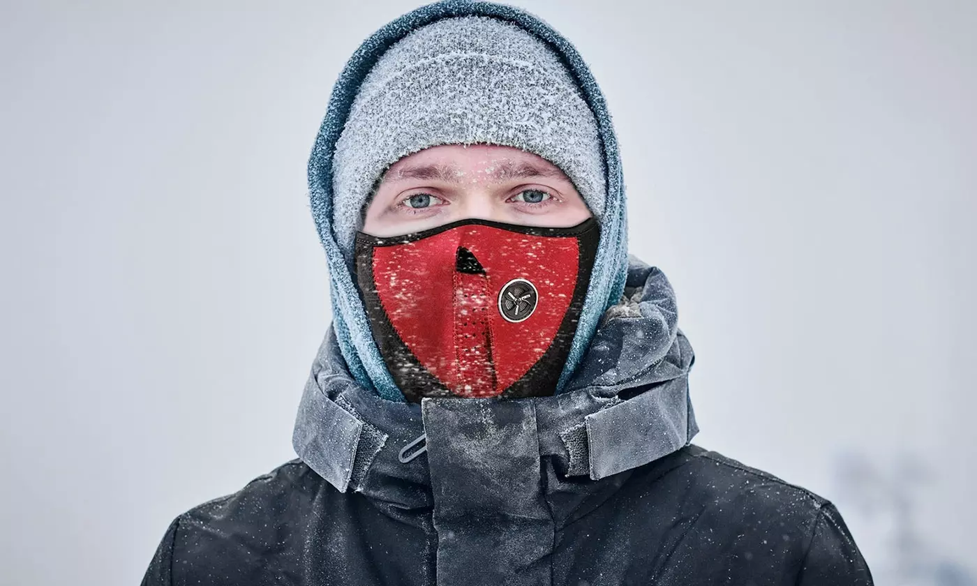 iMounTEK Half Face Mask and Windproof Neck Warmer for Cold Weather