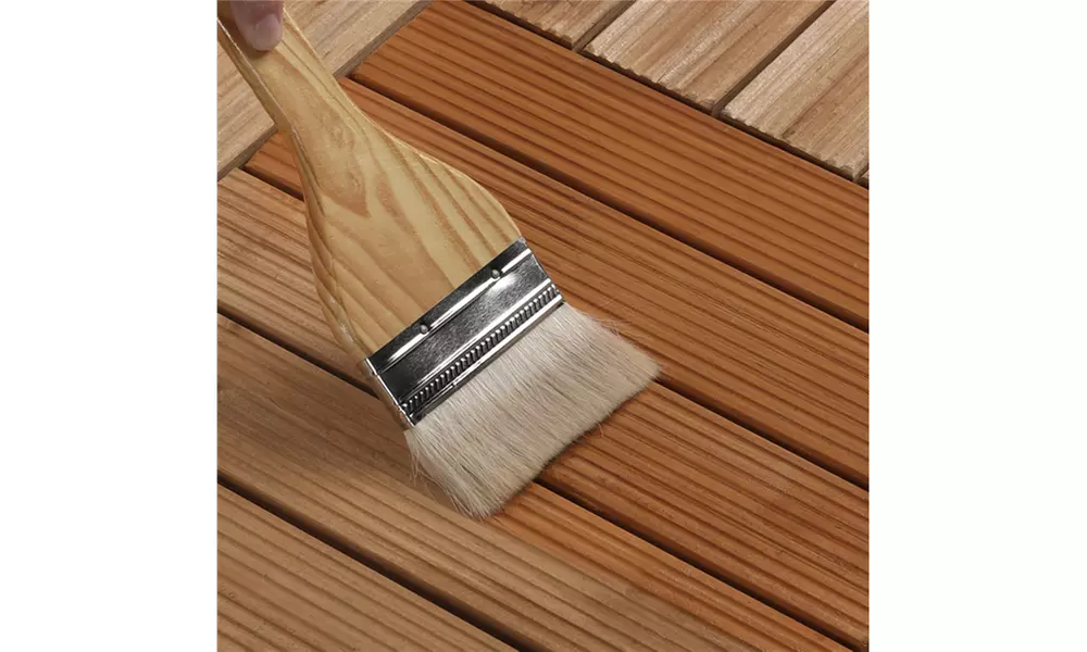 Pack of 27 Wood Flooring Tiles Interlocking For Patio Garden Deck Poolside 12*12 - Primary Image
