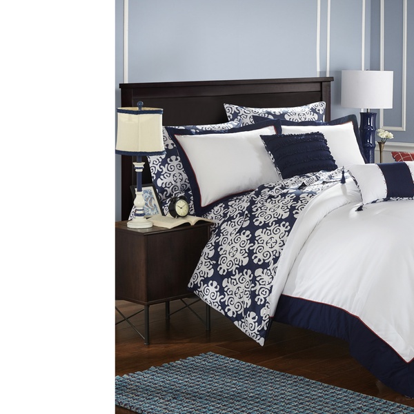 Naira 10 Or 8 Piece Reversible Comforter Hotel Collection Bed In A Bag Set - Hotel Collection Bedding Sheets Naira 10 Or 8 Piece Reversible Comforter Hotel Collection Bed In A Bag Set - Hotel Collection Bedding Sheets