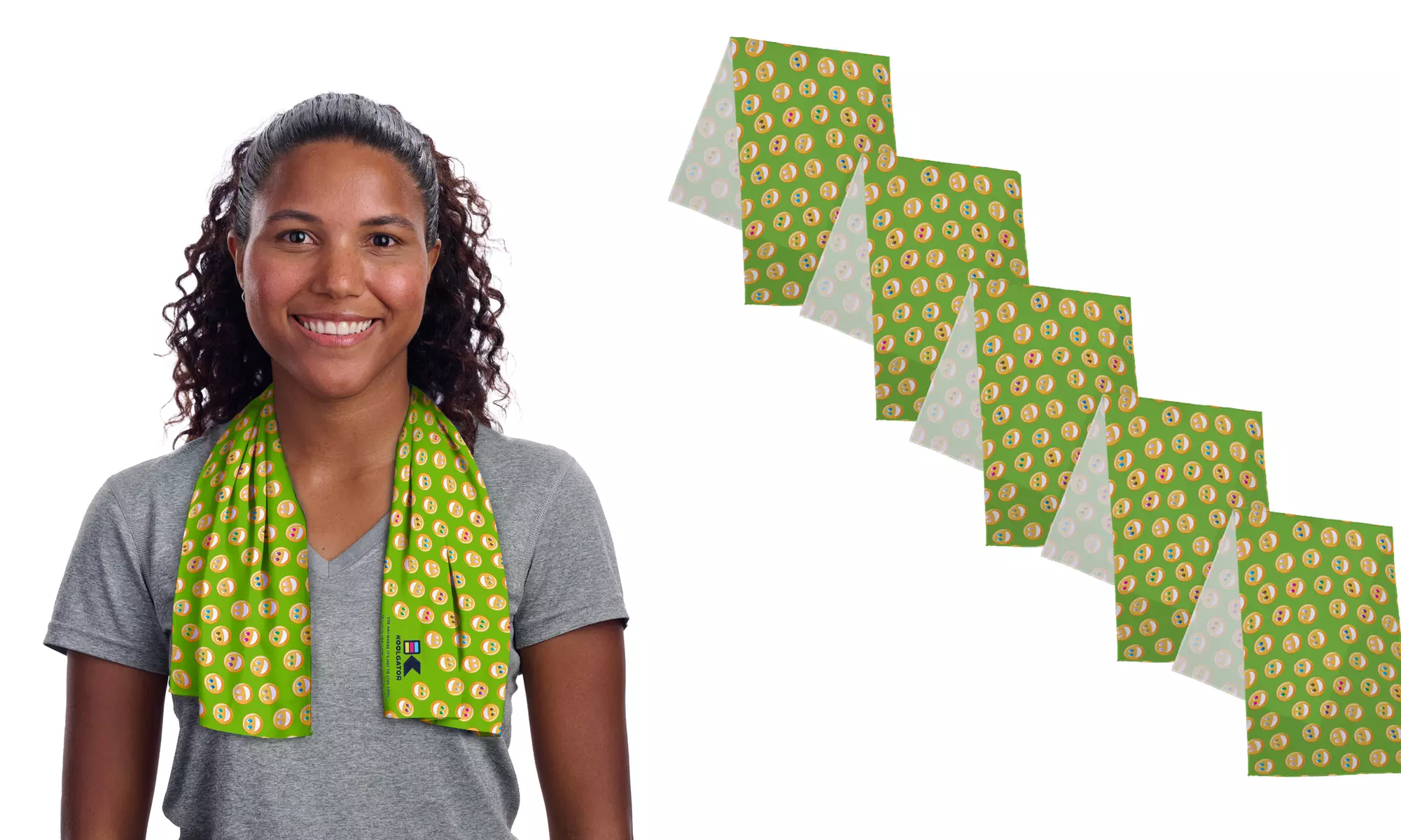 KOOLGATOR Dual Purpose SPF 30 Cooling Towel