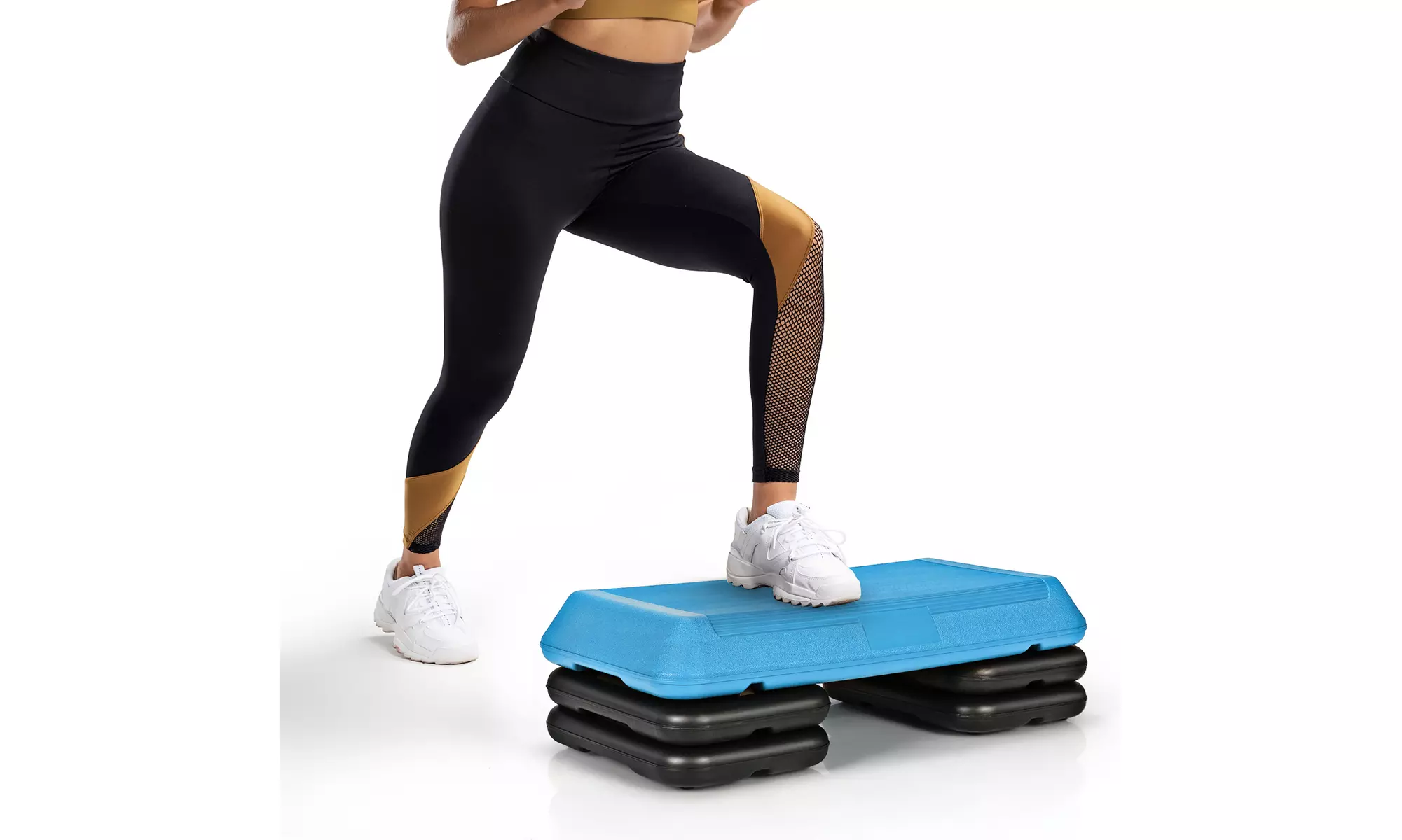 Costway 29'' Adjustable Workout Fitness Aerobic Stepper Exercise Platform Riser