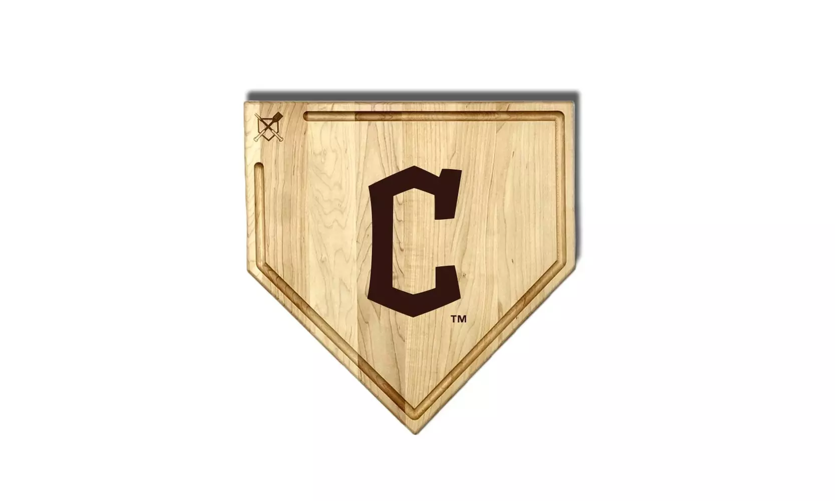 MLB 12-Inch or 17-inch Wooden Home Plate Cutting Board