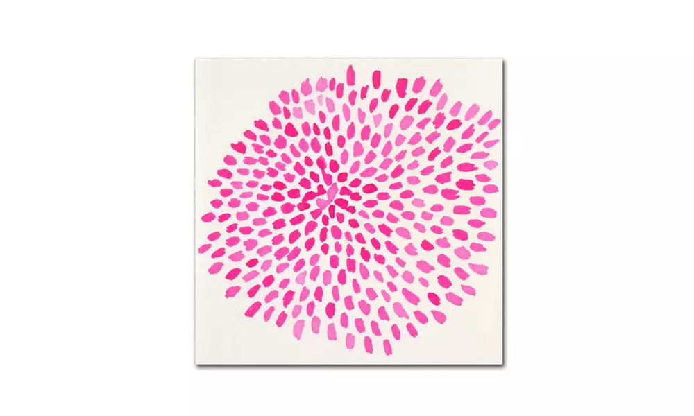 Fernanda Franco 'Pink Burst' Canvas Art - Primary Image