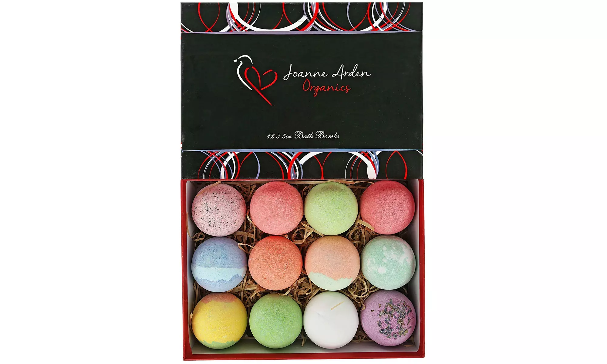 12 Premium Lush Bath Bomb, Perfect for Bubble & Spa Bath Gift Set - Primary Image