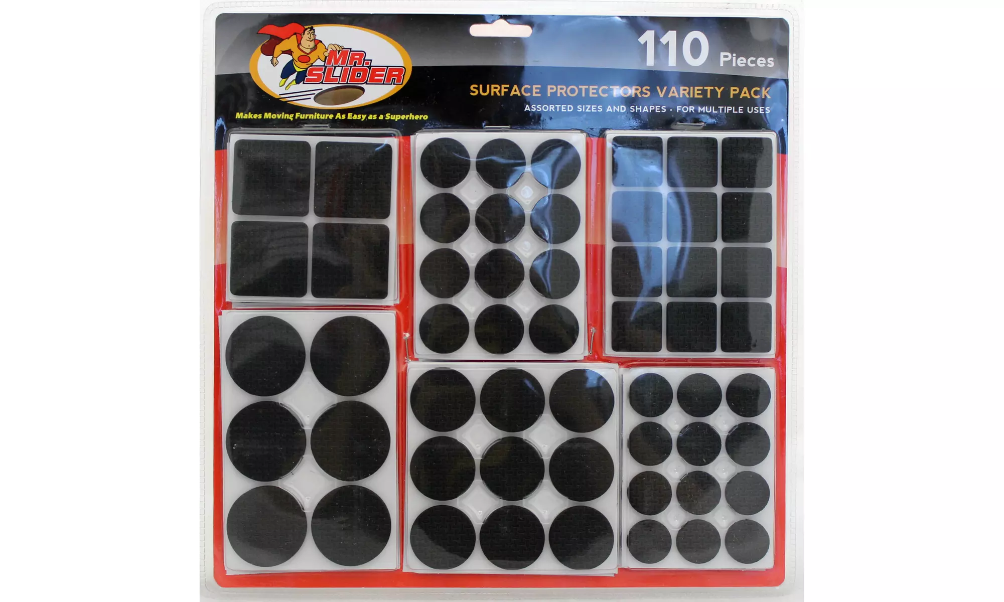 Mr. Slider Surface Protector Furniture Sliders (Assorted Sizes and Colors)