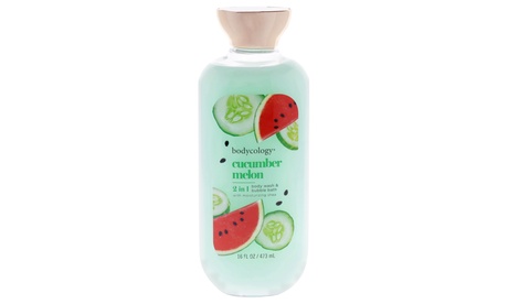 Bodycology Cucumber Melon For Women 16 Oz Body Wash 16 Fl. Oz. 16 Fl. Oz. LIGHT Green