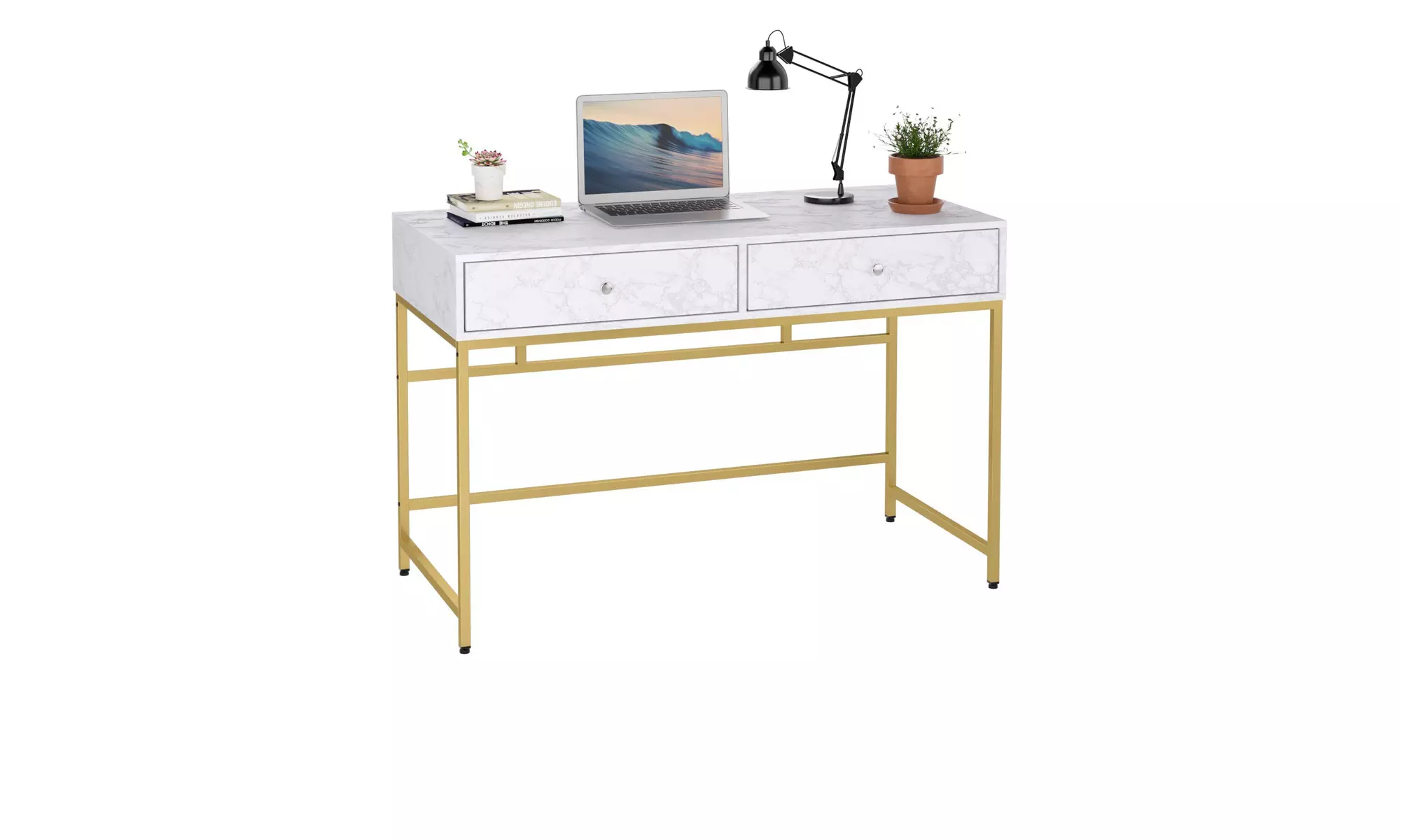  Computer Desk Console Table PC Table Workstation for Home Office - Primary Image