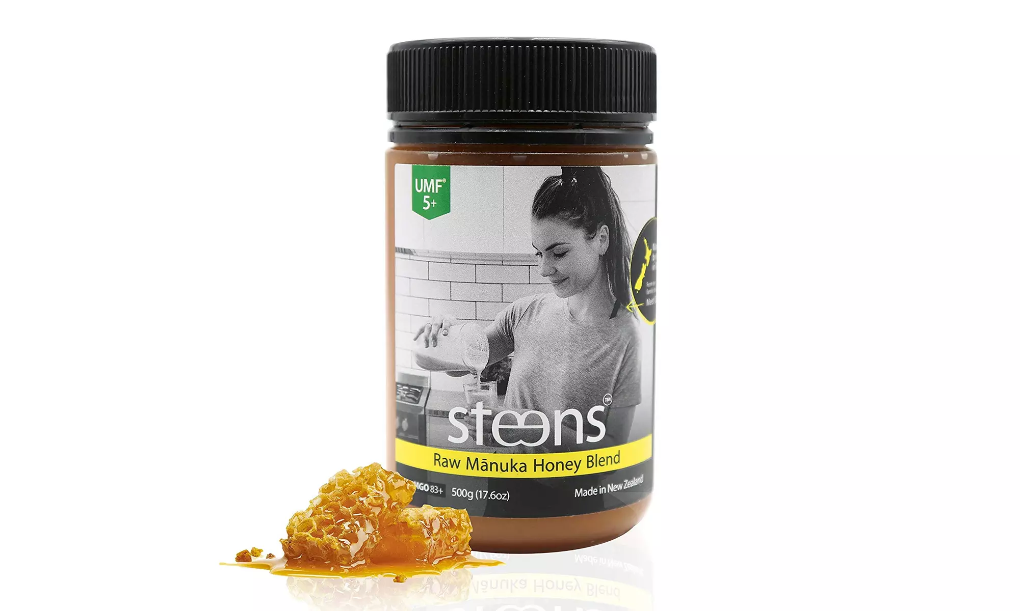 Steens MGO 83 Manuka Honey 17.6 oz   Pure Raw Unpasteurized Honey - Primary Image