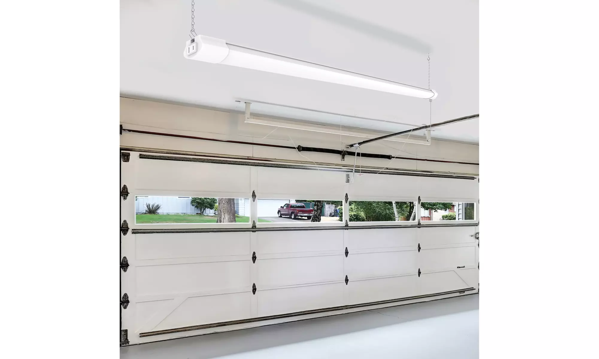 2 Pack - 46" 5500 Lumen LED Linkable Shop Light - Second Medium